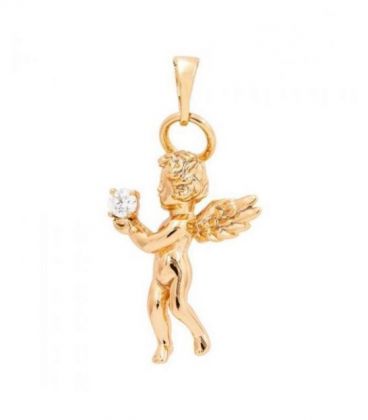 Кулон лимонна позолота «Янголятко»