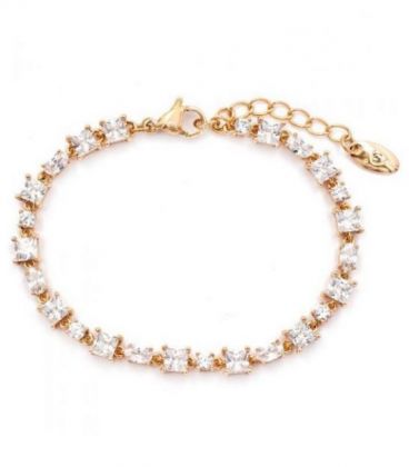 Браслет лимонна позолота «Камінці»