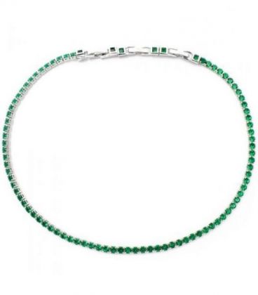 Чокер, родій з камінчиками