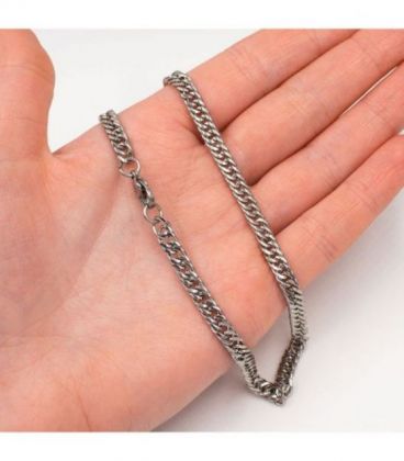 Ланцюжок родій, сталь «Панцирне плетіння»