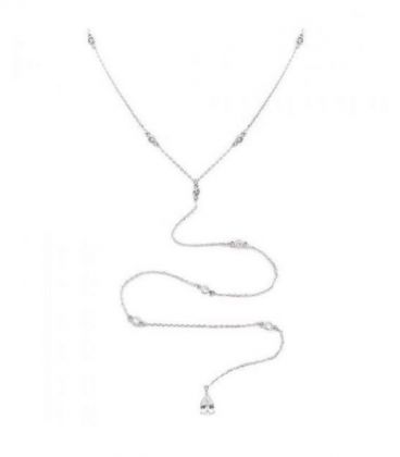 Ланцюжок з підвіскою, родію