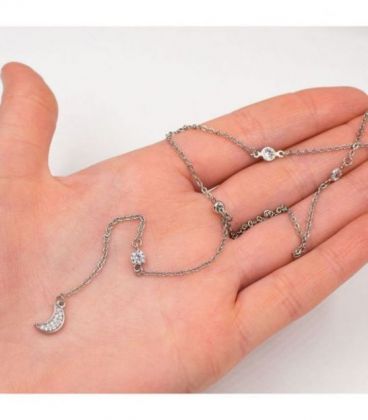 Ланцюжок з підвіскою, родію