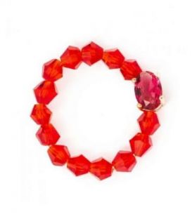 Кільце з чеського кришталю з каменем