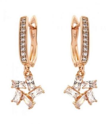 Сережки позолота «Квіточка».