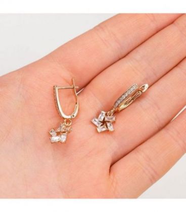 Сережки позолота «Квіточка».