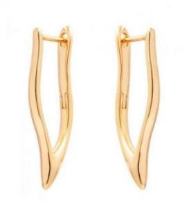 Сережки лимонна позолота «Голочки» англійська застібка