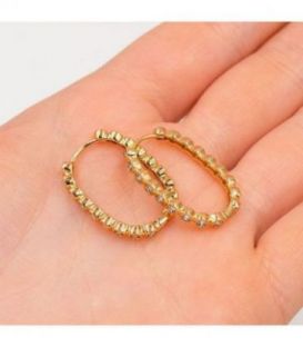 Сережки Xuping лимонна позолота «Підкова» англійська застібка