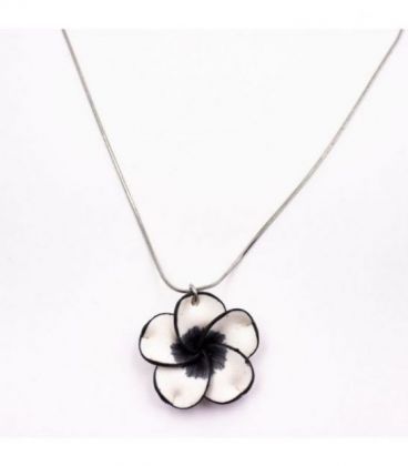 Підвіска на ланцюжку родій "Квітка" (Медичне золото)