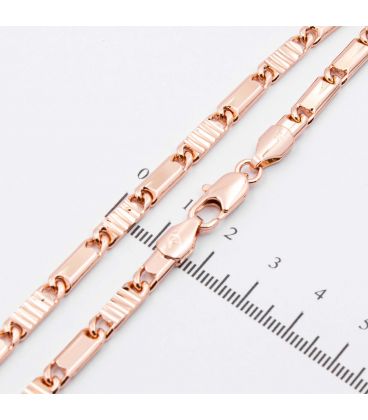 Цепочка позолота Плетение "Замочки" 0,4/50 см (Медицинское золото)