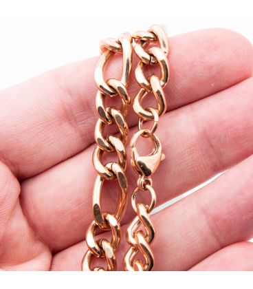 Цепочка позолота Плетение "Картье" 0,95/55 см (Медицинское золото)