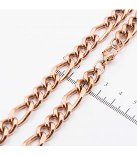 Цепочка позолота Плетение "Картье" 0,95/55 см (Медицинское золото)