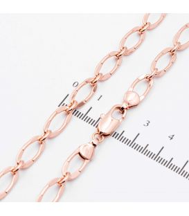 Цепочка позолота Плетение "Картье" 0,6/60 см (Медицинское золото)