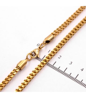 Цепочка Stainless Steel "Колос" 0,3*0,3/60 см 14К