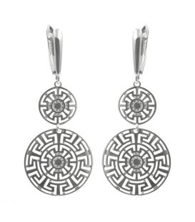 Серьги классические "Атлантида" (Медицинское золото)