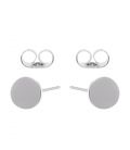 Серьги Xuping "Новый стиль" родий (медицинская сталь)