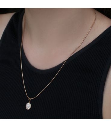 Подвеска "Молекули" лимонная позолота