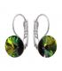 Сережки з кристалами Swarovski родіум