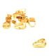 Тримач для кулонів (лимонна позолота (Медична сталь))