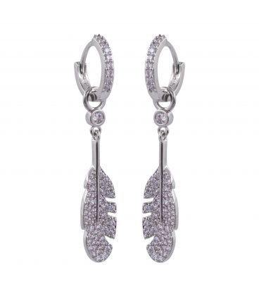 Сережки-трансформери "Невагомість" родій