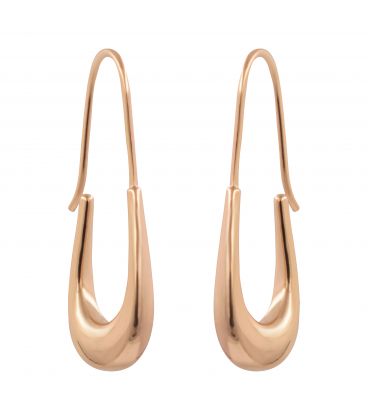 Серьги "Переменная волна" лимонная позолота