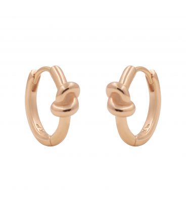 Сережки класичні "Вузлик" лимонна позолота