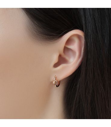 Сережки класичні "Вузлик" лимонна позолота