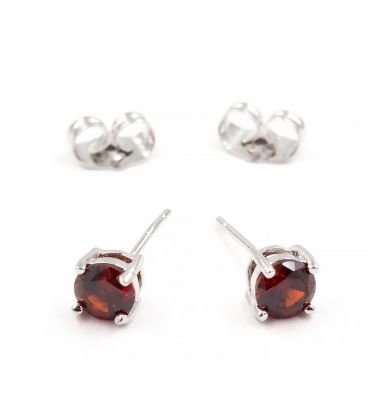 Серьги-гвоздики родий