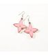Сережки "Зірка" емальований пластик