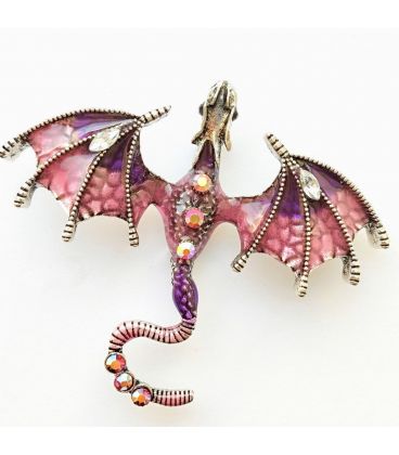 Брошка "Дракон-символ року" родій