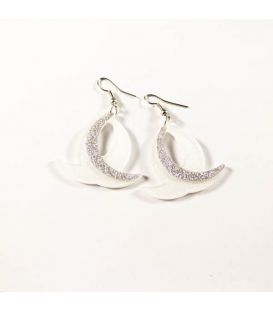 Серьги эмалированный пластик