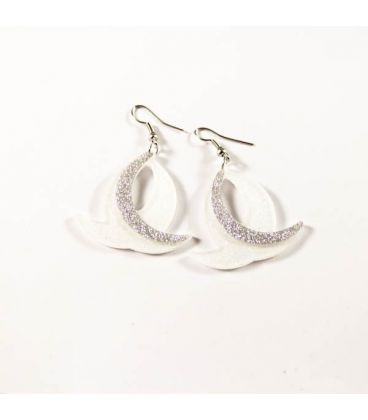 Серьги эмалированный пластик