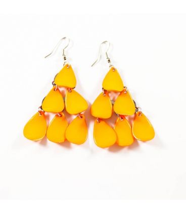 Серьги Елочка из пластика