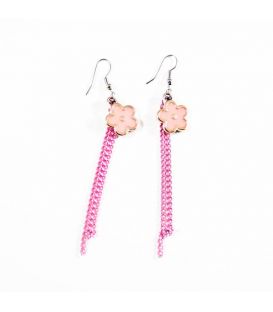 Сережки пластикові з блискітками