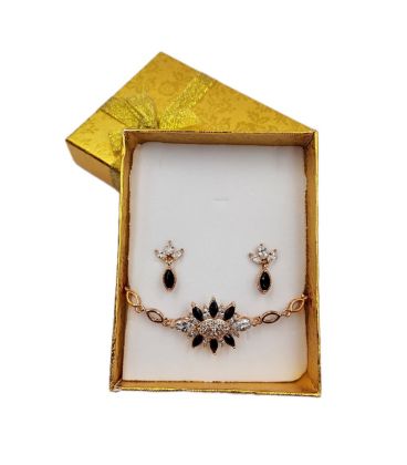 Подарунковий комплект у коробочці Xuping "Тріумф" лимонна позолота (224933.3)