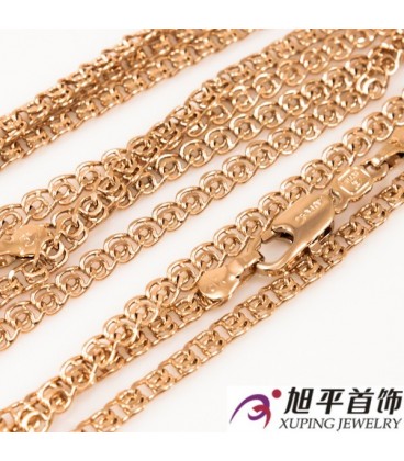 (Длина: 45 см. Ширина: 0,4см.) Цепочка позолота плетение лав