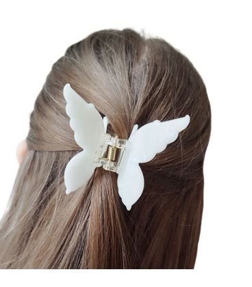 Заколка крабик метелик для волосся шпилька краб зажим для волосся