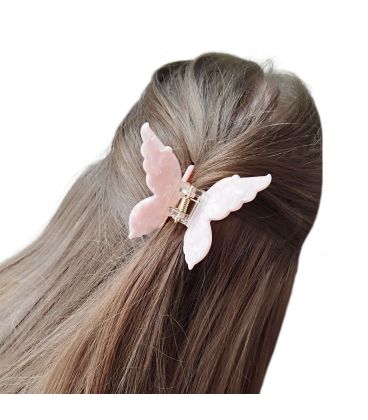 Заколка крабик метелик для волосся шпилька краб зажим для волосся