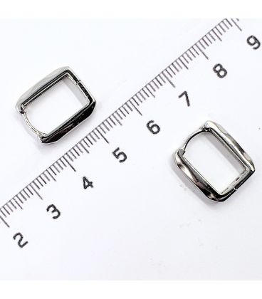 Сережки класичні "Підкова" родій