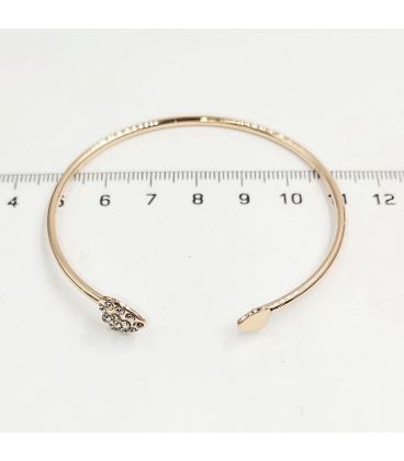 Браслет "Серденько" лимонна позолота