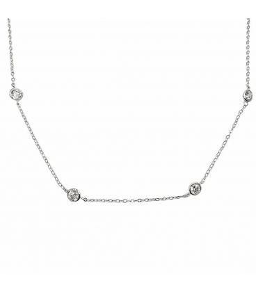 Ланцюжок з підвісками "Легкість" родій