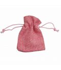 Мішечок текстурований, лляний, кольоровий 7*9 см