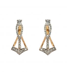 Сережки "Ідеал" лимонна позолота