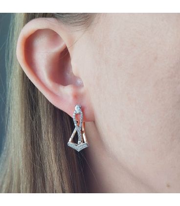 Сережки "Ідеал" лимонна позолота