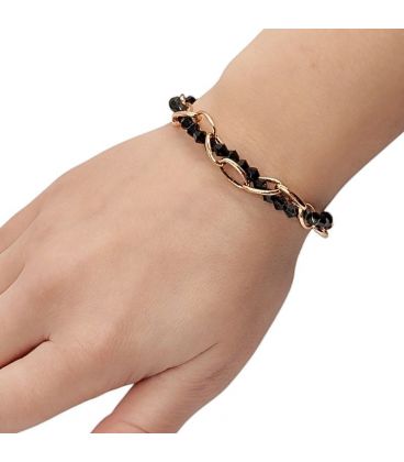 Браслет "Аспид" лимонная позолота