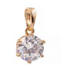 Підвіска "Diamond" 0,6 см лимонна позолота.