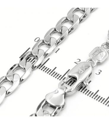 Цепочка родииум панцирное плетение 0,6/50 см 