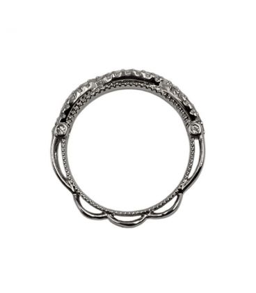 Кольцо "Косичка" родий