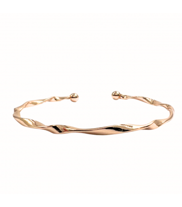 Браслет "Лента" лимонная позолота