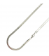 Цепочка плетение "Змейка" 0,4/45 см, родий