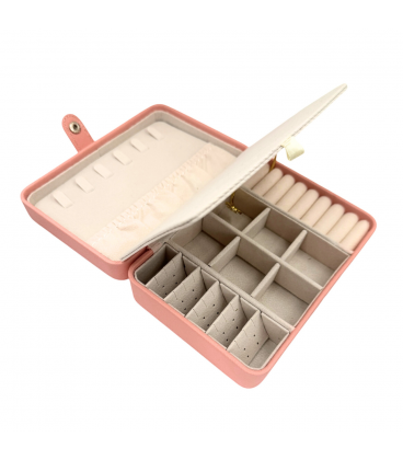 Скринька-органайзер, для зберігання прикрас, органайзер для біжутерії (рожева)